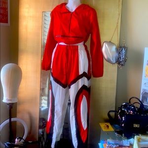 Fashion nova 2 piece  biker set